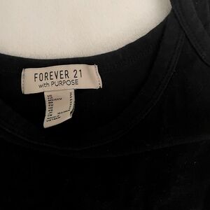 Forever 21 black tank